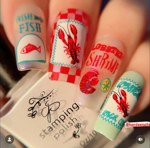 CJS-380 Catch me by the sea - Ongles Elaine Lemay
