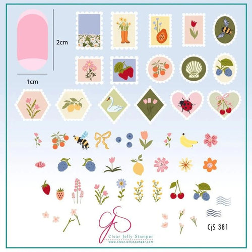 CJS-381 Perfectly Postage - Ongles Elaine Lemay