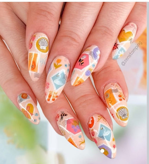 CJS-381 Perfectly Postage - Ongles Elaine Lemay
