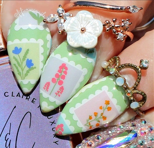 CJS-381 Perfectly Postage - Ongles Elaine Lemay