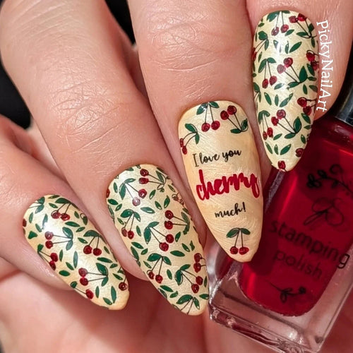 CJS-382 Cherry Bomb - Ongles Elaine Lemay