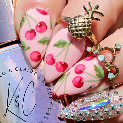CJS-382 Cherry Bomb - Ongles Elaine Lemay