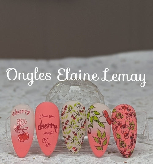 CJS-382 Cherry Bomb - Ongles Elaine Lemay