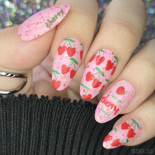 CJS-382 Cherry Bomb - Ongles Elaine Lemay