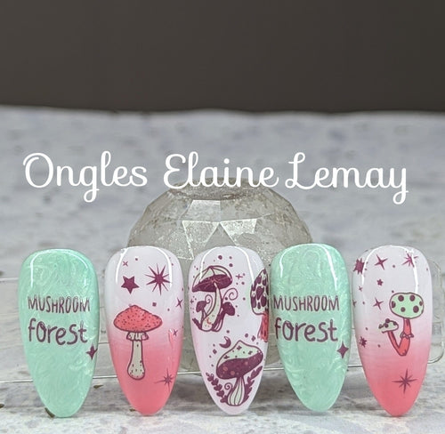 CJS-384 Twinkle twinkle - Ongles Elaine Lemay