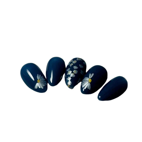 CJS-385 Crazy for Daisies - Ongles Elaine Lemay