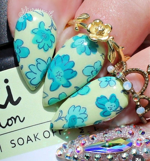 CJS-386 Dainty Doodles - Ongles Elaine Lemay