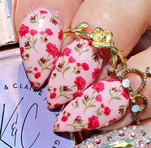 CJS-386 Dainty Doodles - Ongles Elaine Lemay
