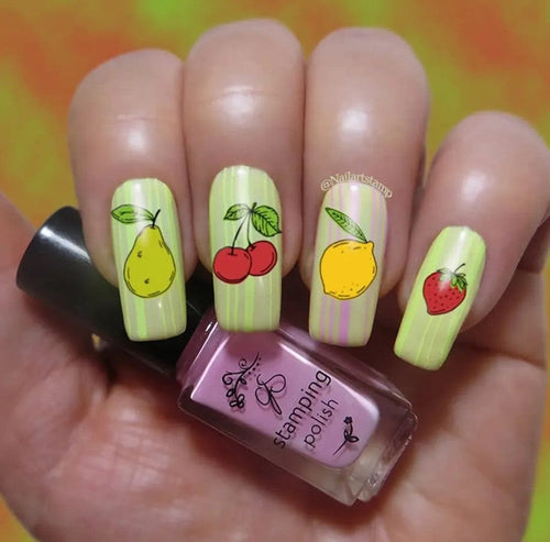 CJS-388 Cabana Stripes - Ongles Elaine Lemay