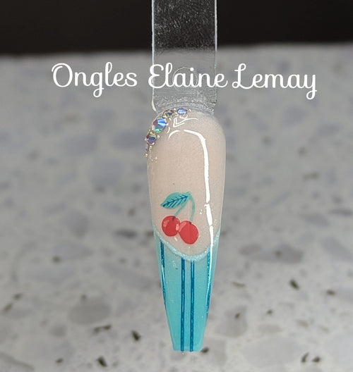 CJS-388 Cabana Stripes - Ongles Elaine Lemay