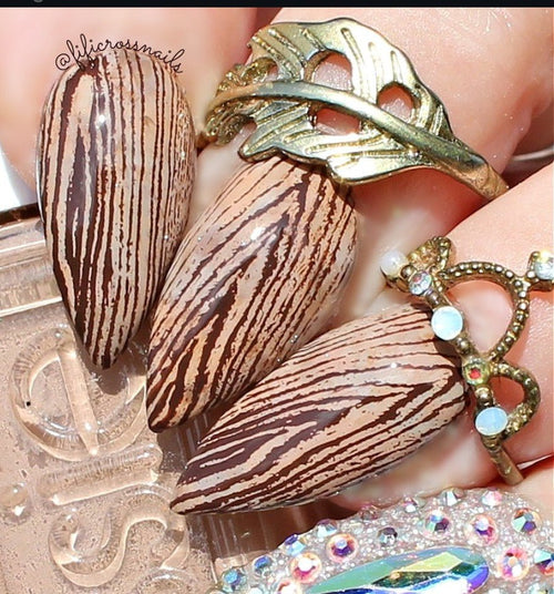 CJS-389 Knotty but nice - Ongles Elaine Lemay
