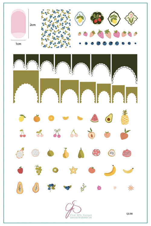 CJS-390 Frilli Fruits - Ongles Elaine Lemay
