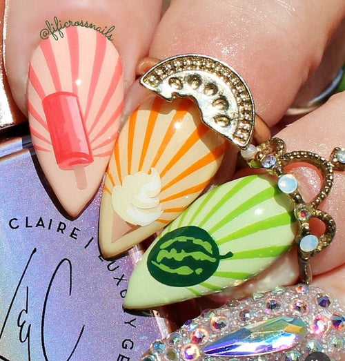 CJS-391 Rétro Summer - Ongles Elaine Lemay