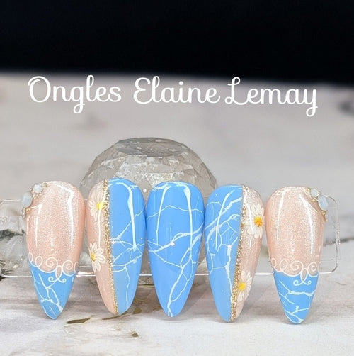 CJS-405 Marble Crush - Ongles Elaine Lemay