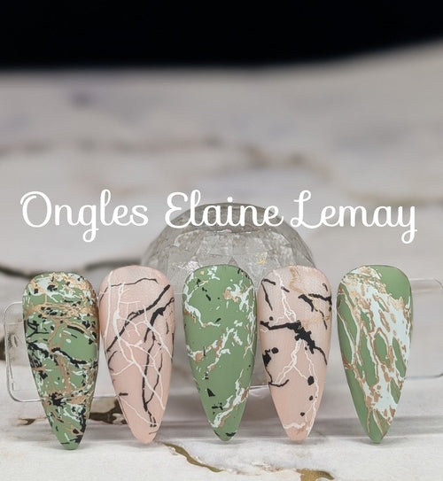 CJS-405 Marble Crush - Ongles Elaine Lemay