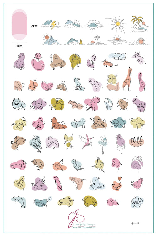 CJS-407 Mod séries Animal Kingdom - Ongles Elaine Lemay