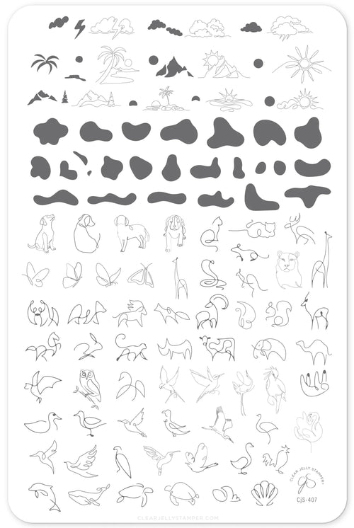 CJS-407 Mod séries Animal Kingdom - Ongles Elaine Lemay