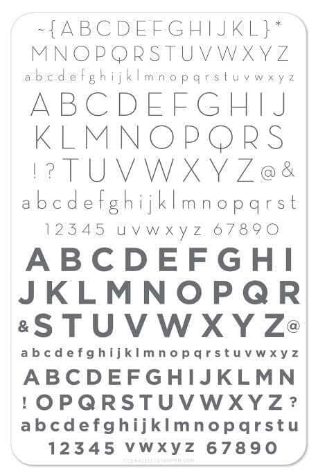 CJS-42 Alphabet Modern - Ongles Elaine Lemay