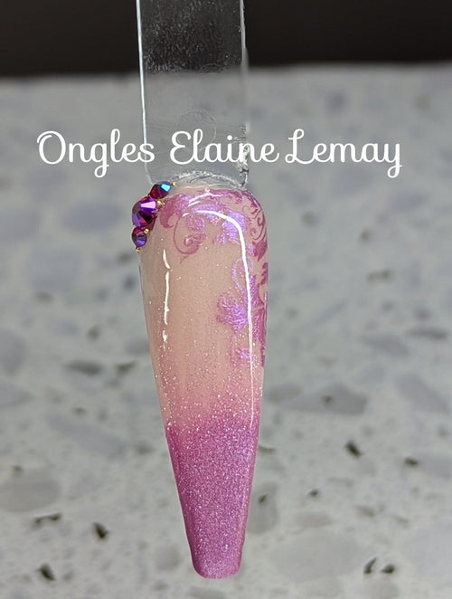 CJS-48 Sweet Swirls - Ongles Elaine Lemay