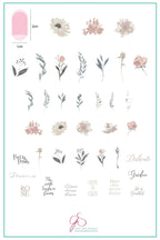 CJS-81 Watercolor Garden - Ongles Elaine Lemay