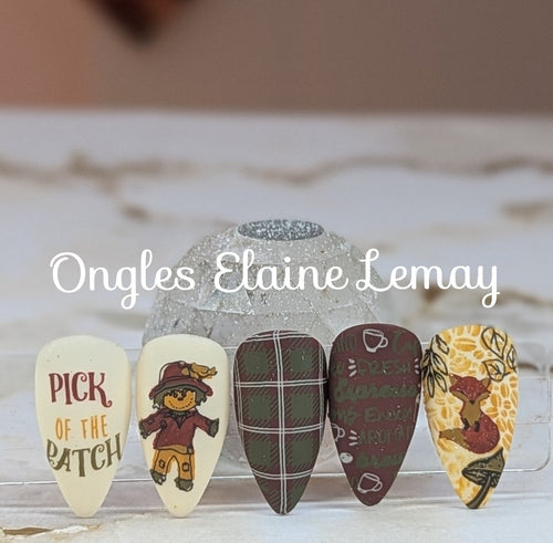 CJS-88 All About Autumn - Ongles Elaine Lemay