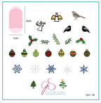 CJS-C-09 Angelic Christmas Wonderland - Ongles Elaine Lemay