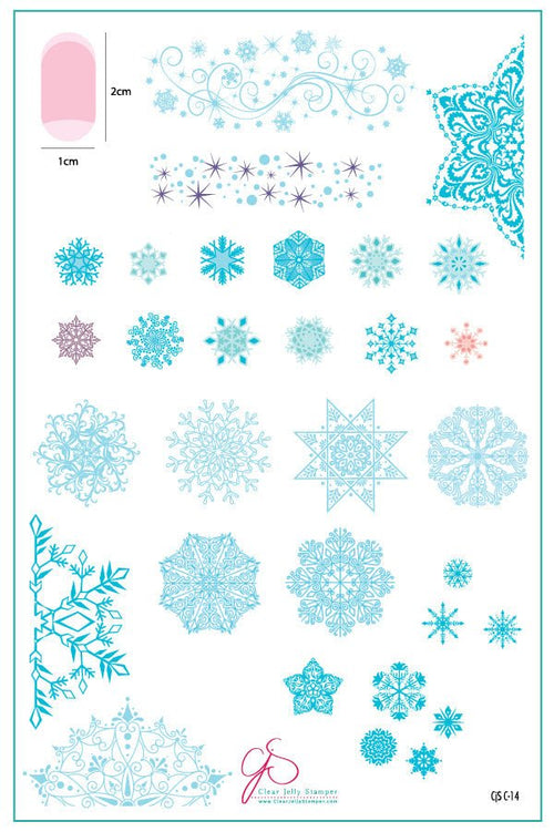CJS-C-14 Diamonds in ice - Ongles Elaine Lemay