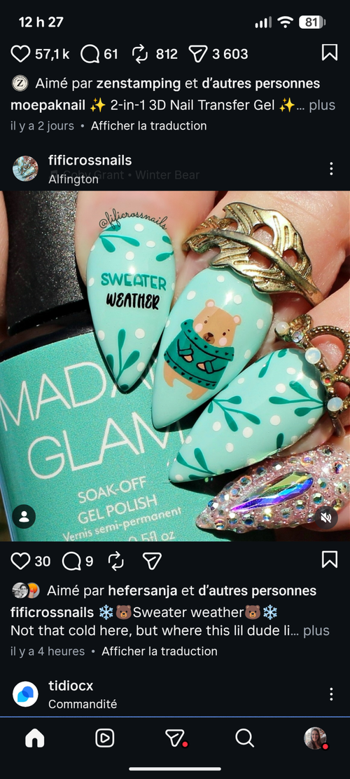 CJS-C-69 Sweater Weather - Ongles Elaine Lemay
