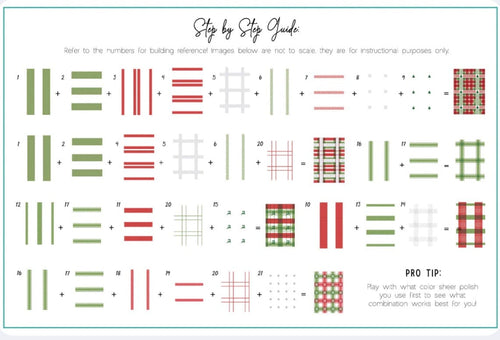 CJS-C-84 Festive Plaid-2 - Ongles Elaine Lemay