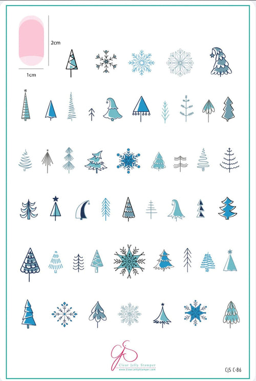 CJS-C-86 Frosty Forest - Ongles Elaine Lemay