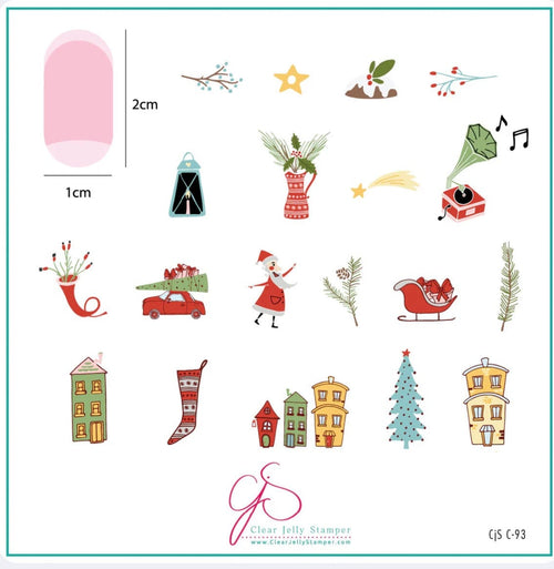 CJS-C-93 Retro Festive Fun - Ongles Elaine Lemay