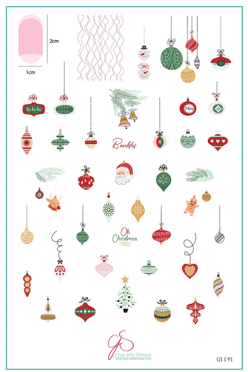 CJS-C-95 Oh Christmas Tree - Ongles Elaine Lemay