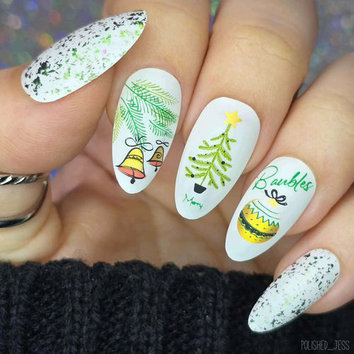 CJS-C-95 Oh Christmas Tree - Ongles Elaine Lemay