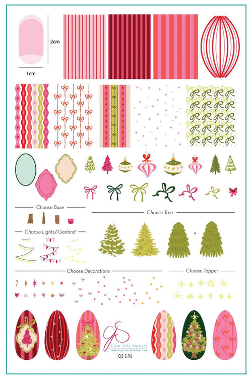 CJS-C-96 Vintage Chic Christmas - Ongles Elaine Lemay