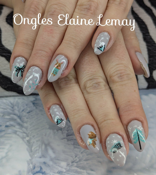 CJS-C-96 Vintage Chic Christmas - Ongles Elaine Lemay