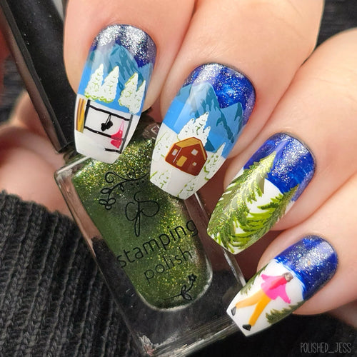 CJS-C-99 Tis the Ski-son - Ongles Elaine Lemay