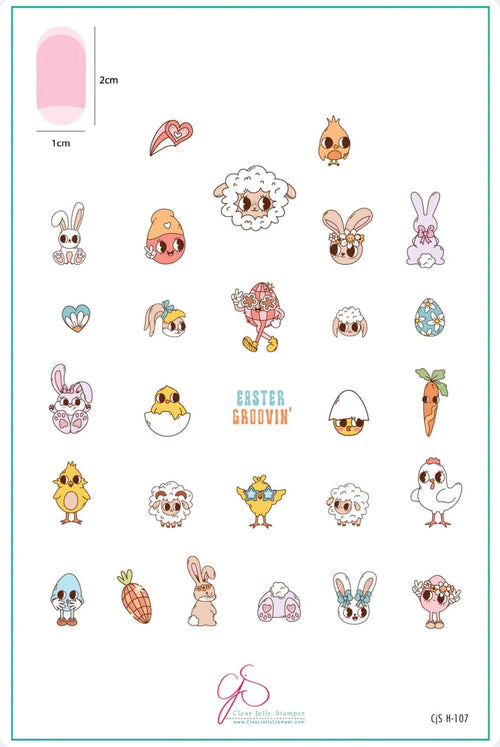 CJS-H-107 Easter Groovin’ - Ongles Elaine Lemay