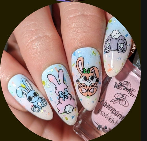 CJS-H-107 Easter Groovin’ - Ongles Elaine Lemay