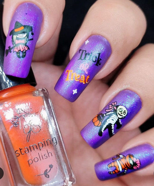 CJS-H-121 Ghoulish Giggles - Ongles Elaine Lemay