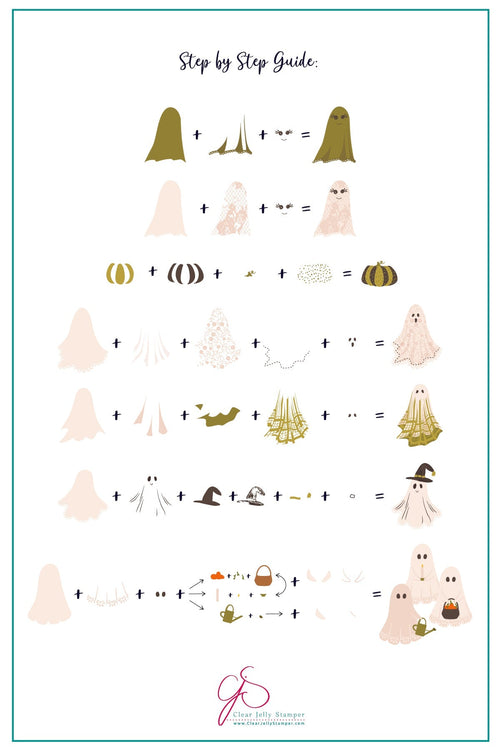 CJS-H-126 Pretty Little Ghost - Ongles Elaine Lemay