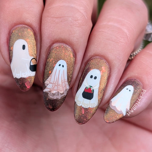 CJS-H-126 Pretty Little Ghost - Ongles Elaine Lemay