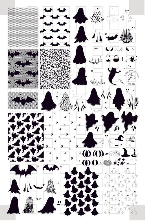 CJS-H-126 Pretty Little Ghost - Ongles Elaine Lemay