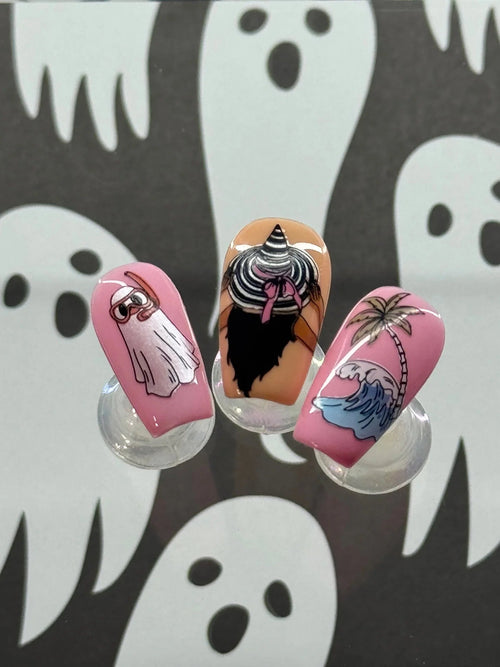 CJS-H-127 Creepy Beach - Ongles Elaine Lemay