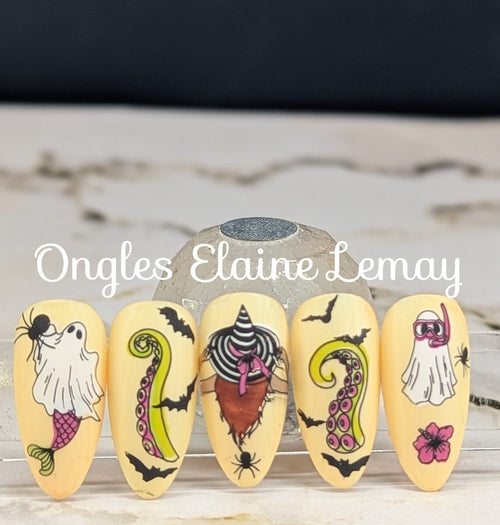 CJS-H-127 Creepy Beach - Ongles Elaine Lemay