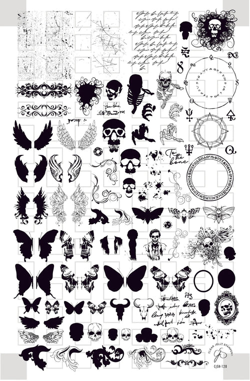 CJS-H-128 Macabre Muse - Ongles Elaine Lemay