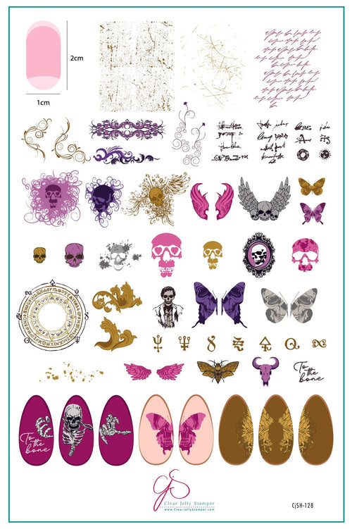 CJS-H-128 Macabre Muse - Ongles Elaine Lemay