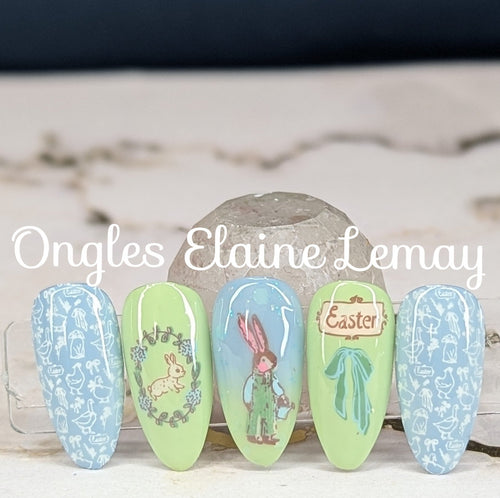 CJS-H-135 Heirloom Easter - Ongles Elaine Lemay
