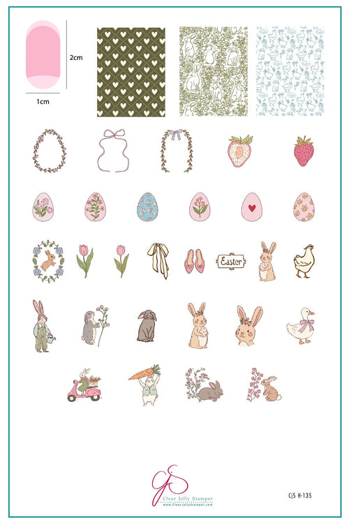 CJS-H-135 Heirloom Easter - Ongles Elaine Lemay