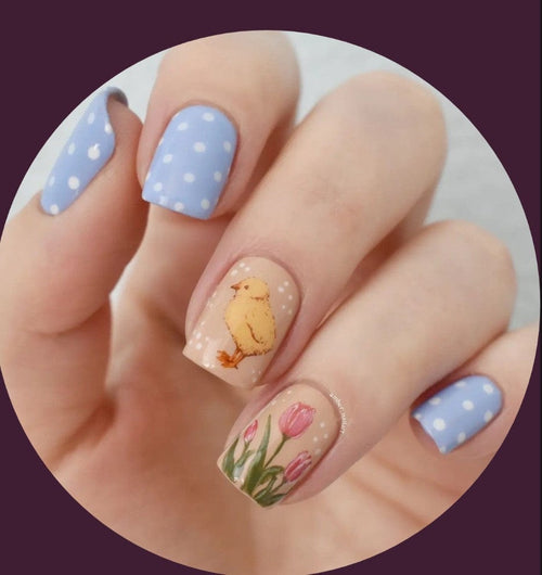 CJS-H-29 Bunny Kisses - Ongles Elaine Lemay