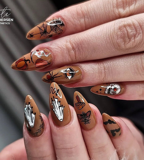 CJS-H-74 Boho Halloween - Ongles Elaine Lemay